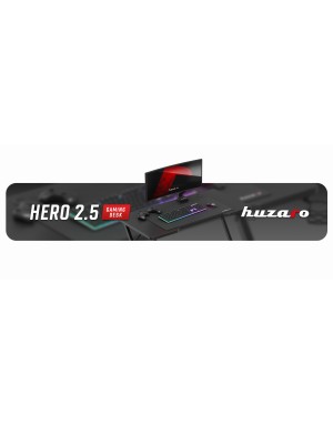 Huzaro Hero 2.5 Gaming Desk Black