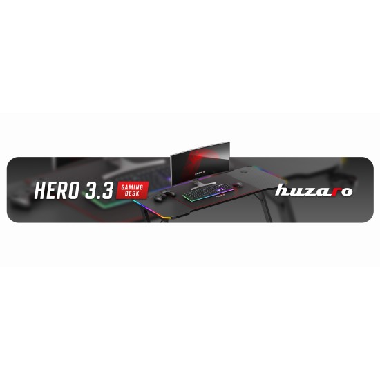 Huzaro Hero 3.3 RGB gaming desk