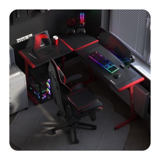 Huzaro Hero 6.0 Red Gaming Desk