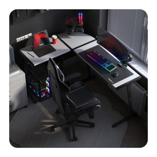 Huzaro Hero 6.0 White Gaming Desk