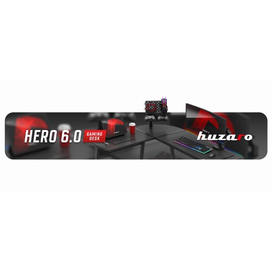 HUZARO Hero 6.0 RGB LED gaming desk