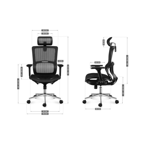 Office armchair MARK ADLER EXPERT 6.2 Black