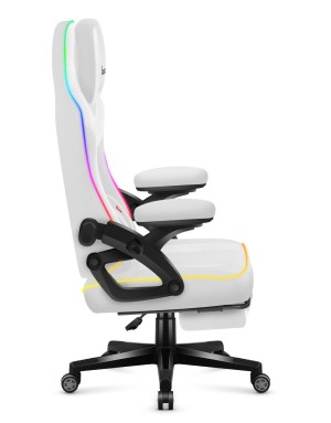 Huzaro Force 4.6 White Mesh RGB Smart gaming chair