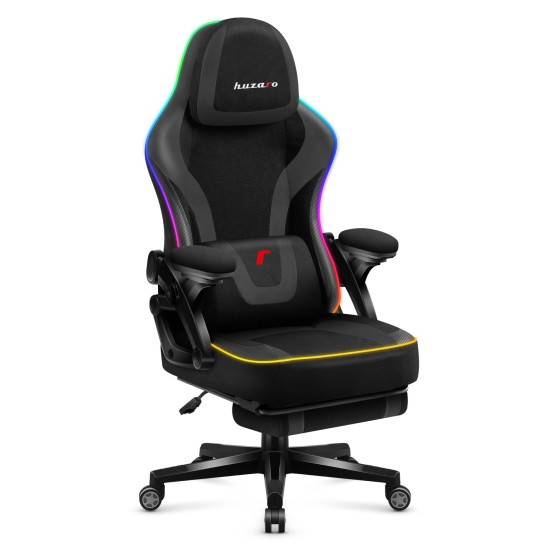 Huzaro Force 4.6 Black Mesh RGB Smart gaming chair