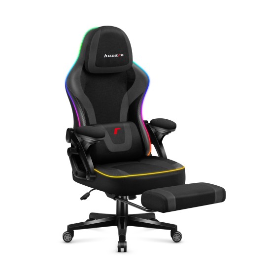 Huzaro Force 4.6 Black Mesh RGB Smart gaming chair