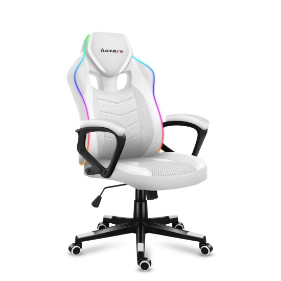 Huzaro Force 2.5 RGB White Mesh Gaming Chair