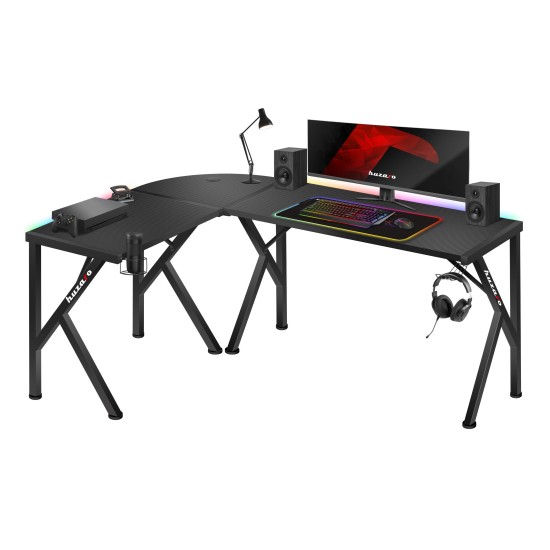 HUZARO Hero 6.3 RGB LED Gaming Desk