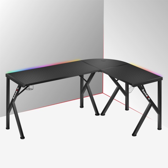 HUZARO Hero 6.3 RGB LED Gaming Desk