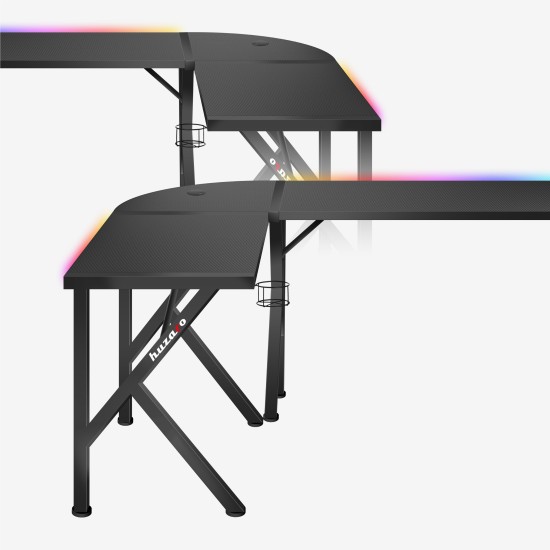 HUZARO Hero 6.3 RGB LED Gaming Desk