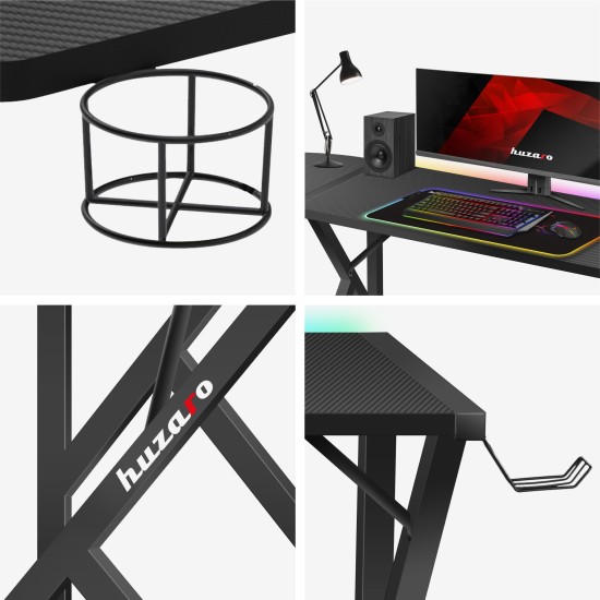 HUZARO Hero 6.3 RGB LED Gaming Desk