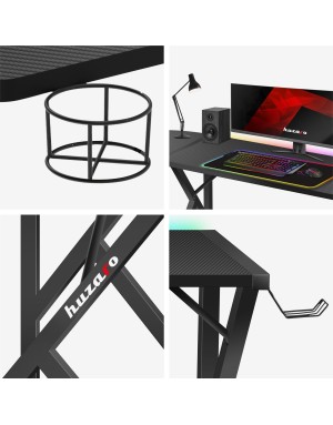 HUZARO Hero 6.3 RGB LED Gaming Desk