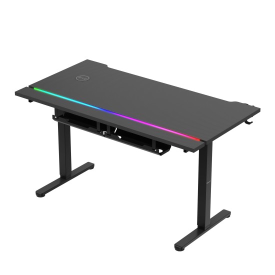 Huzaro Hero 8.7 RGB LED Electric Desk Black