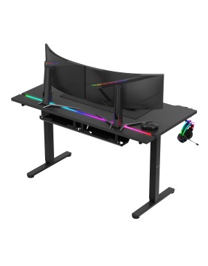 Huzaro Hero 8.7 RGB LED Electric Desk Black