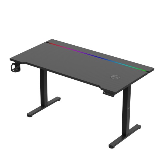 Huzaro Hero 8.7 RGB LED Electric Desk Black