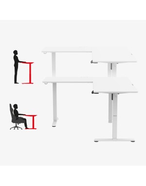 Huzaro Hero 9.5 White electric desk