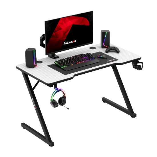 Huzaro Hero 2.5 White Gaming Desk