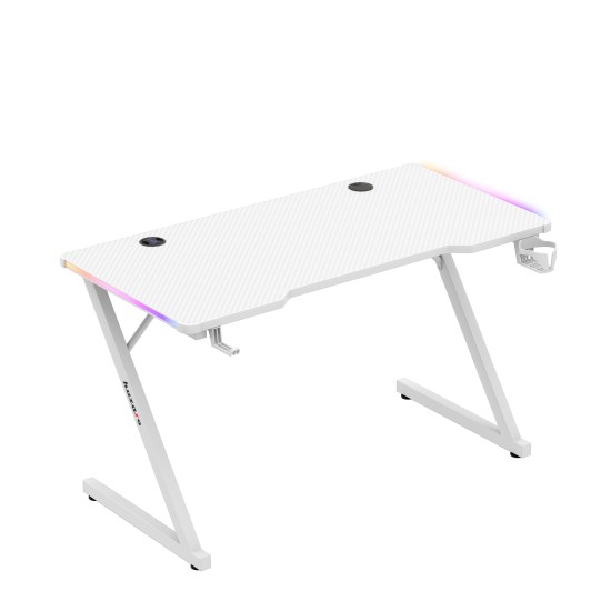 Huzaro Hero 2.5 RGB WHITE gaming desk