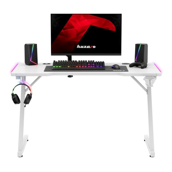 Huzaro Hero 2.5 RGB WHITE gaming desk