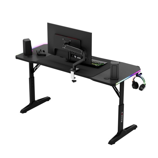 Huzaro Hero 3.6 RGB LED Black Gaming Desk