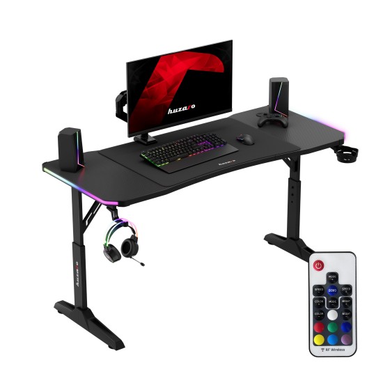 Huzaro Hero 3.6 RGB LED Black Gaming Desk