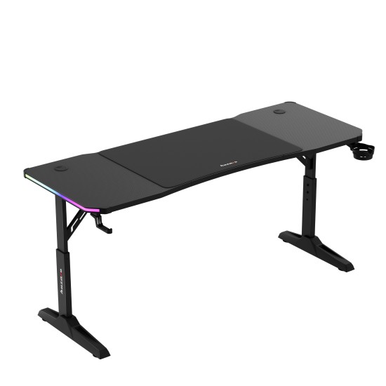 Huzaro Hero 4.6 RGB LED Black Gaming Desk