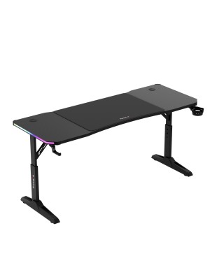 Huzaro Hero 4.6 RGB LED Black Gaming Desk