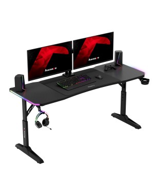 Huzaro Hero 4.6 RGB LED Black Gaming Desk