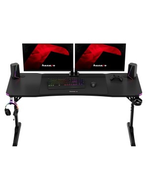 Huzaro Hero 4.6 RGB LED Black Gaming Desk