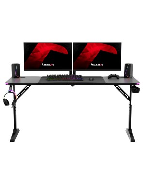 Huzaro Hero 4.6 RGB LED Black Gaming Desk