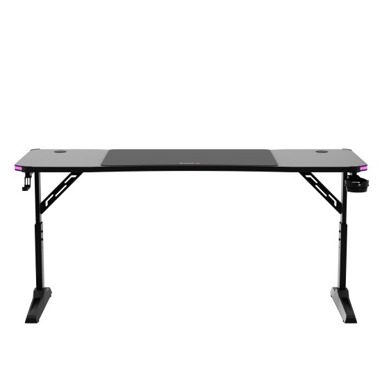 Huzaro Hero 4.6 RGB LED Black Gaming Desk
