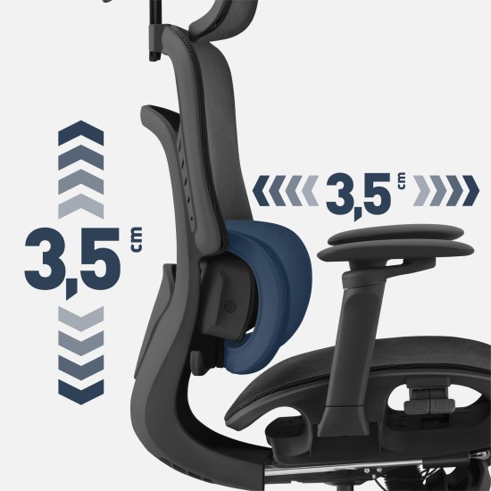 Mark Adler Visioner 8.3 Black Massage Office Chair