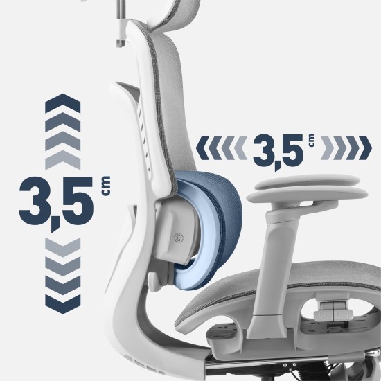 Mark Adler Visioner 8.3 Grey Massage Office Chair