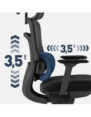 Mark Adler Visioner 6.1 Black Massage Office Chair