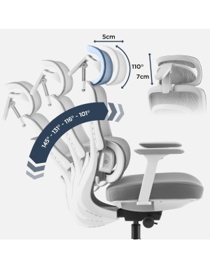 Mark Adler Visioner 6.1 Grey Massage Office Chair