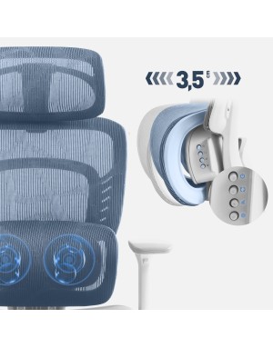Mark Adler Visioner 6.1 Grey Massage Office Chair