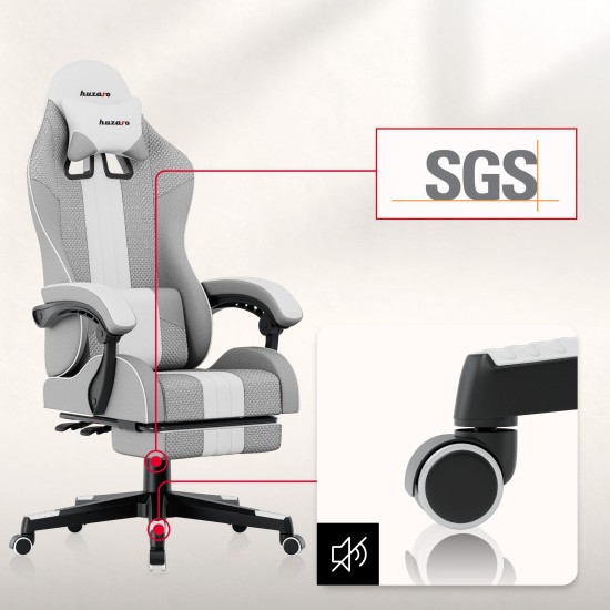 HUZARO Force 4.7 White Mesh Gaming Chair