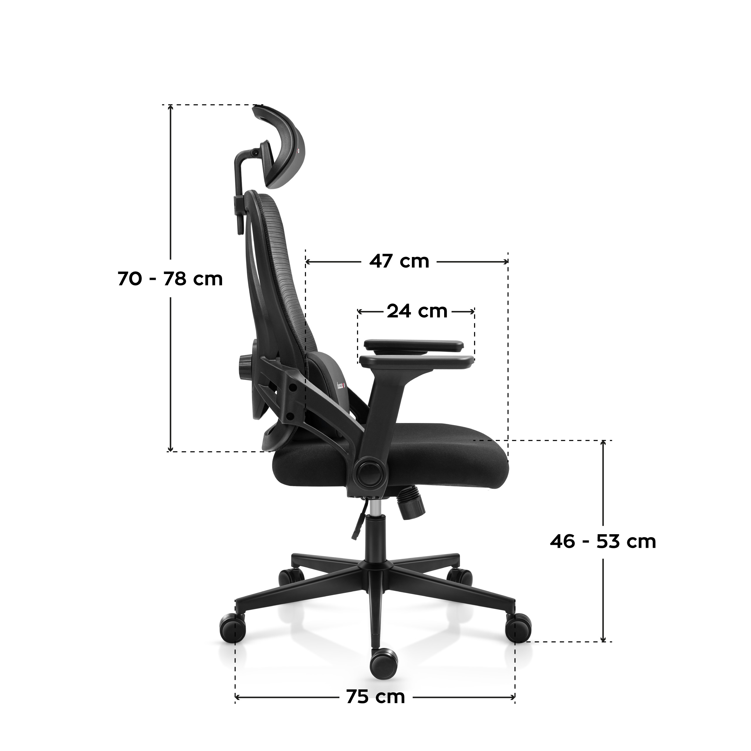 Zbliżenia fotela gamingowego Combat 5.0 White