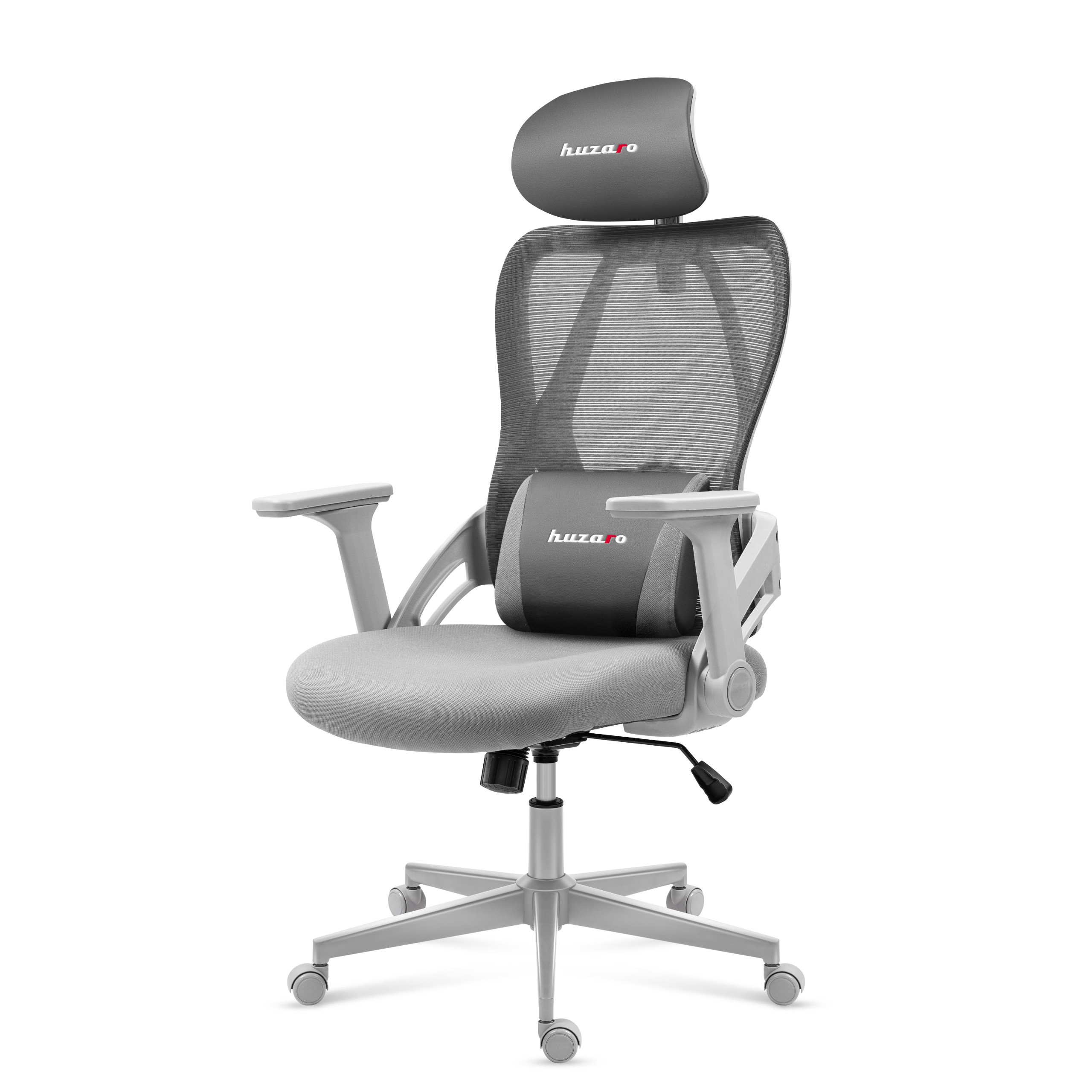 Lewy skos fotela gamingowego Huzaro Combat 5.0 White