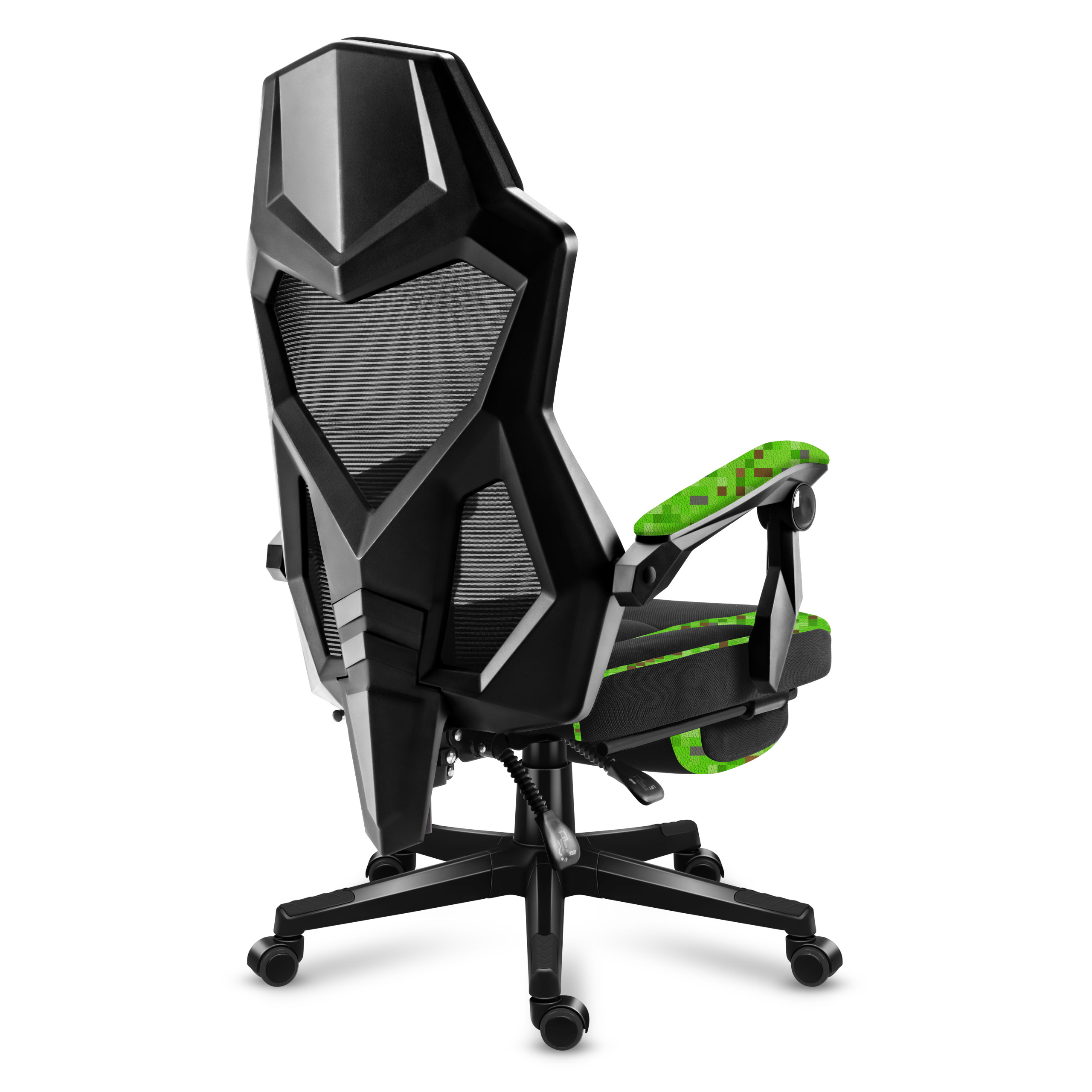Left diagonal of the Huzaro Force 7.6 Grey gaming chair
