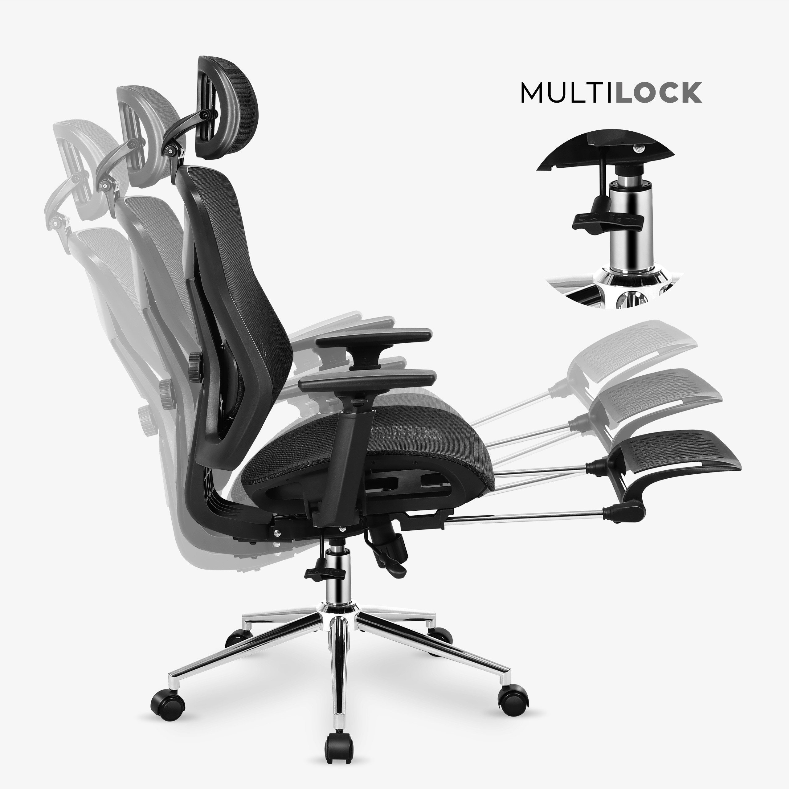 Prawy bok fotela biurowego Mark Adler Expert 9.5