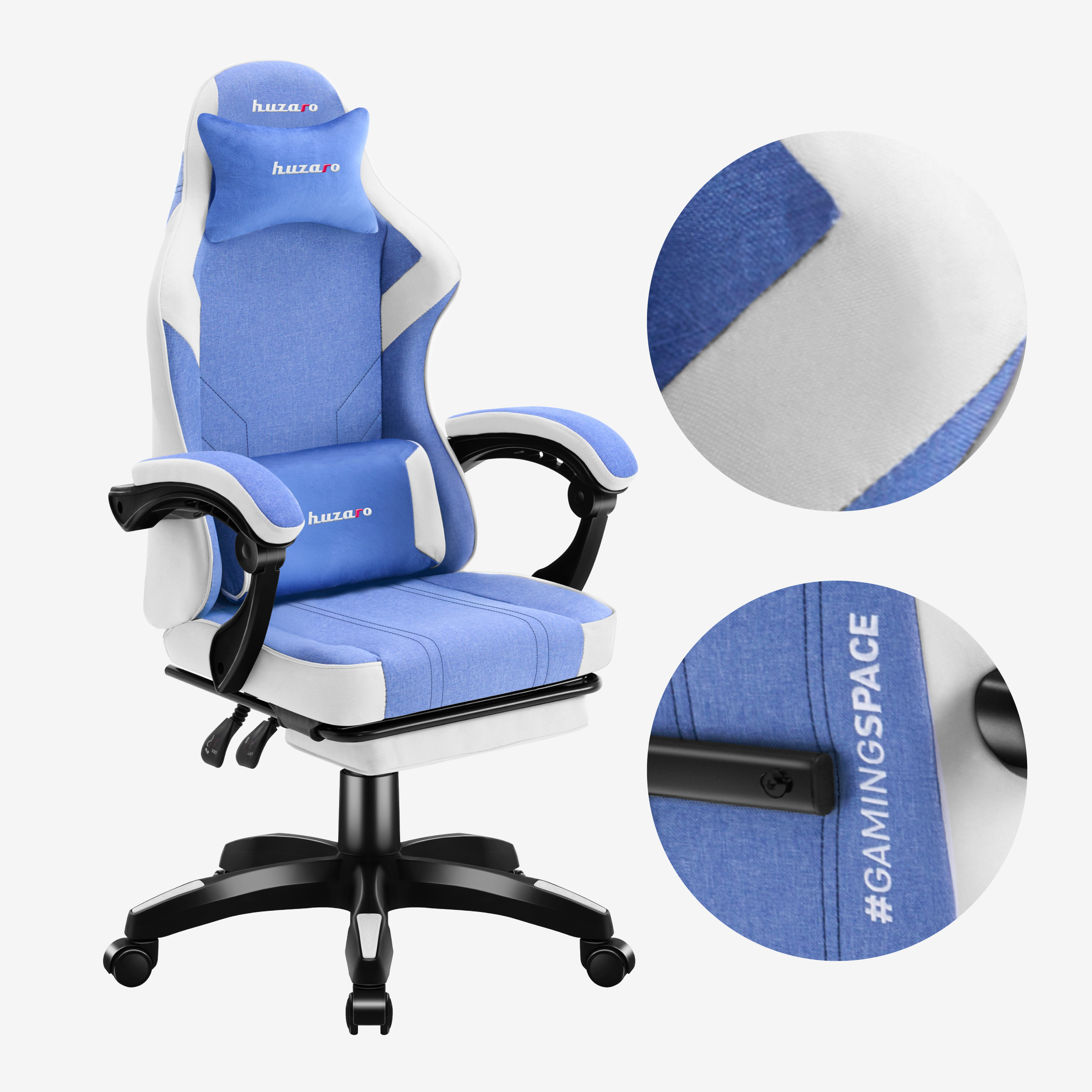 Podłokietniki fotela Huzaro Force 7.6 grey