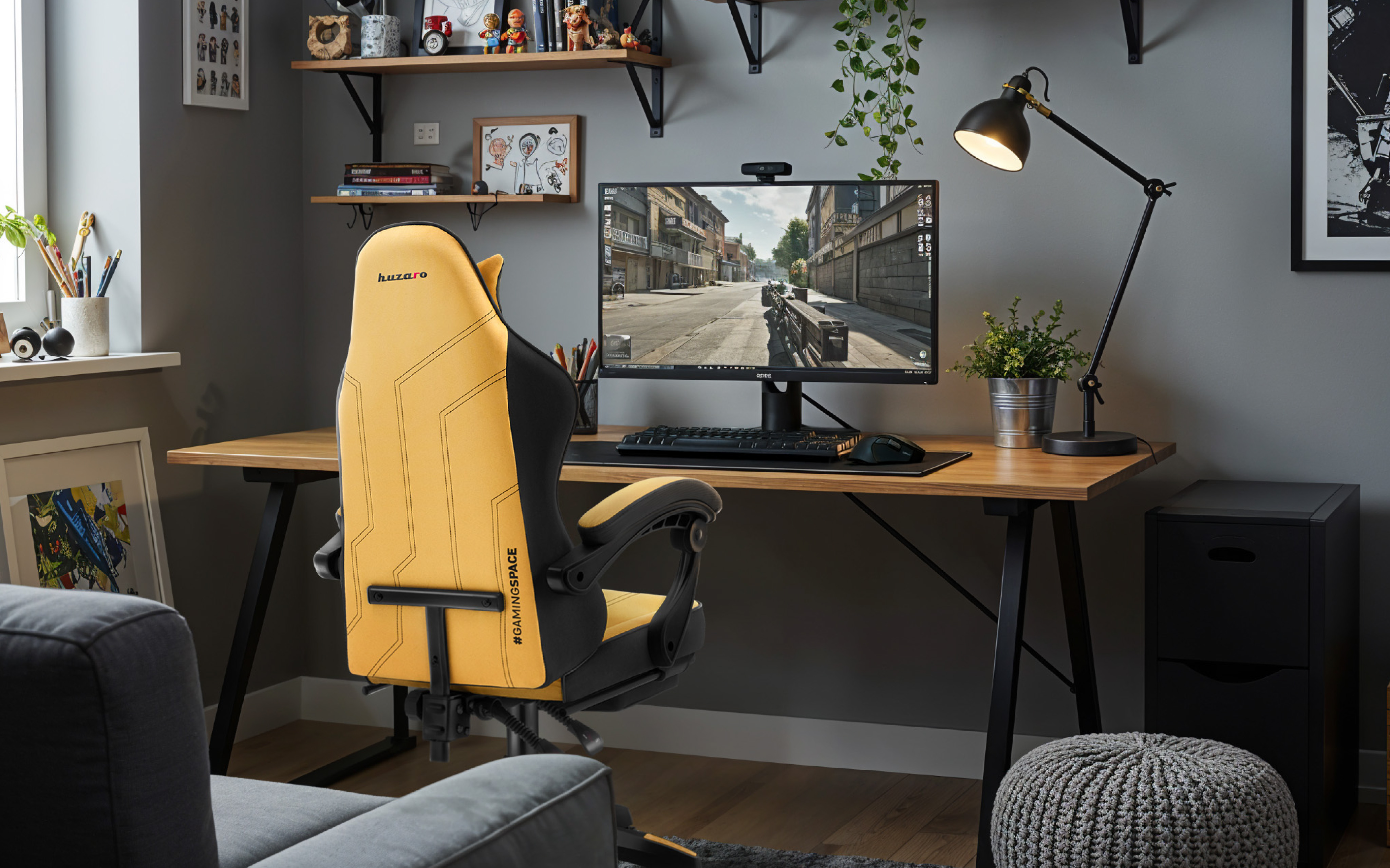 Zbliżenia na fotel Huzaro Force 7.6 Grey