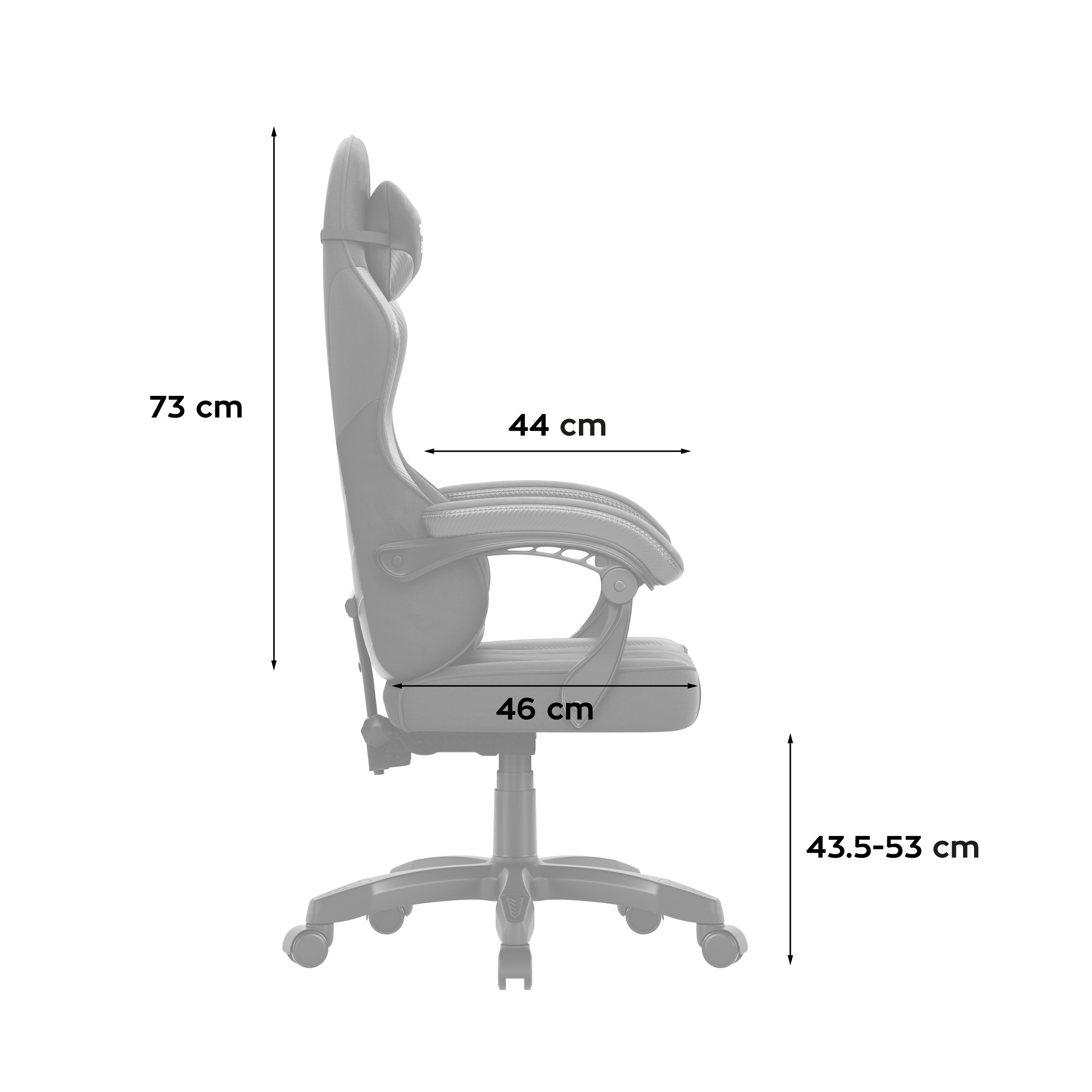 Prim-planuri ale scaunului Huzaro Force 2.7 Black