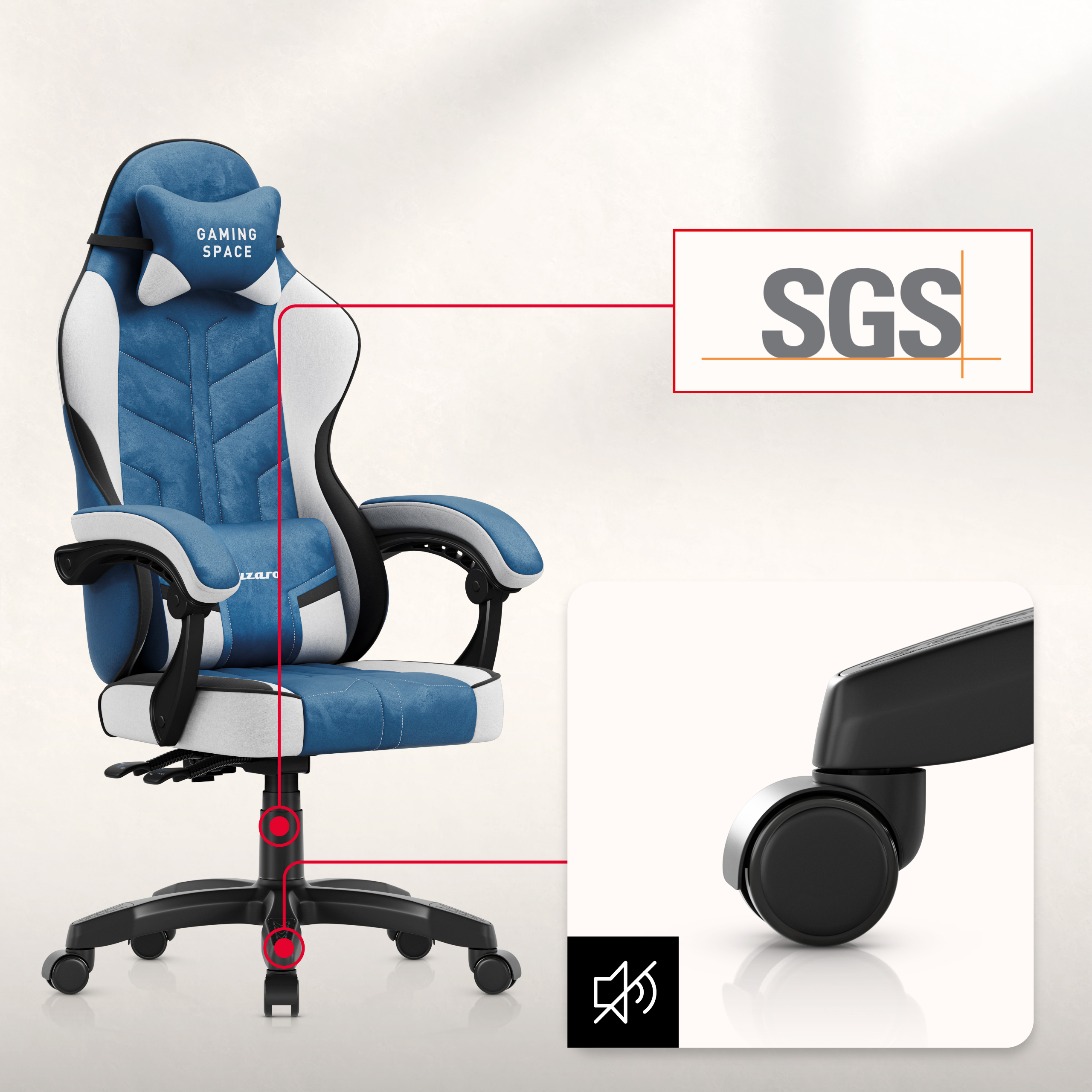 Funcția de balansare Huzaro Force 2.7 Blue
