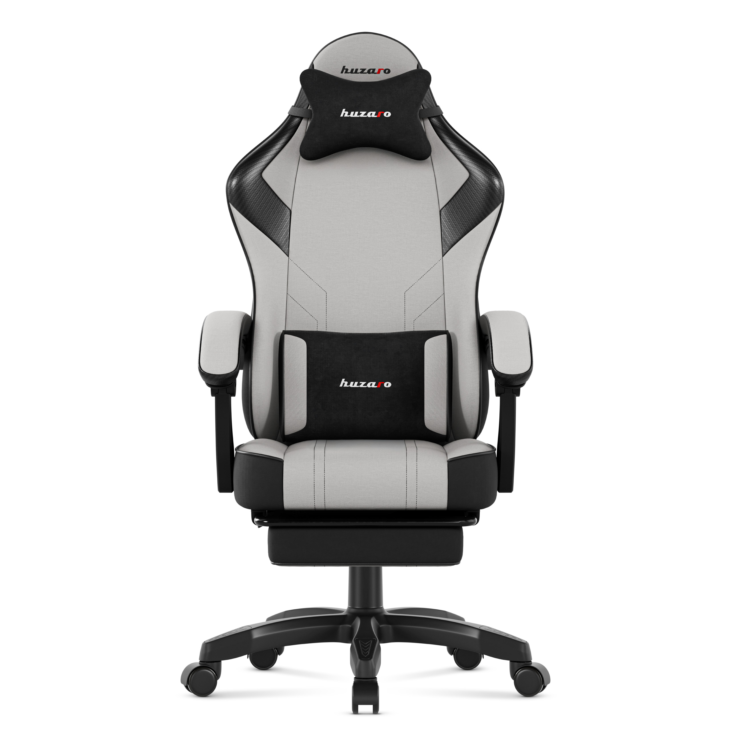 Lewy skos fotela gamingowego Huzaro Force 7.6 Grey