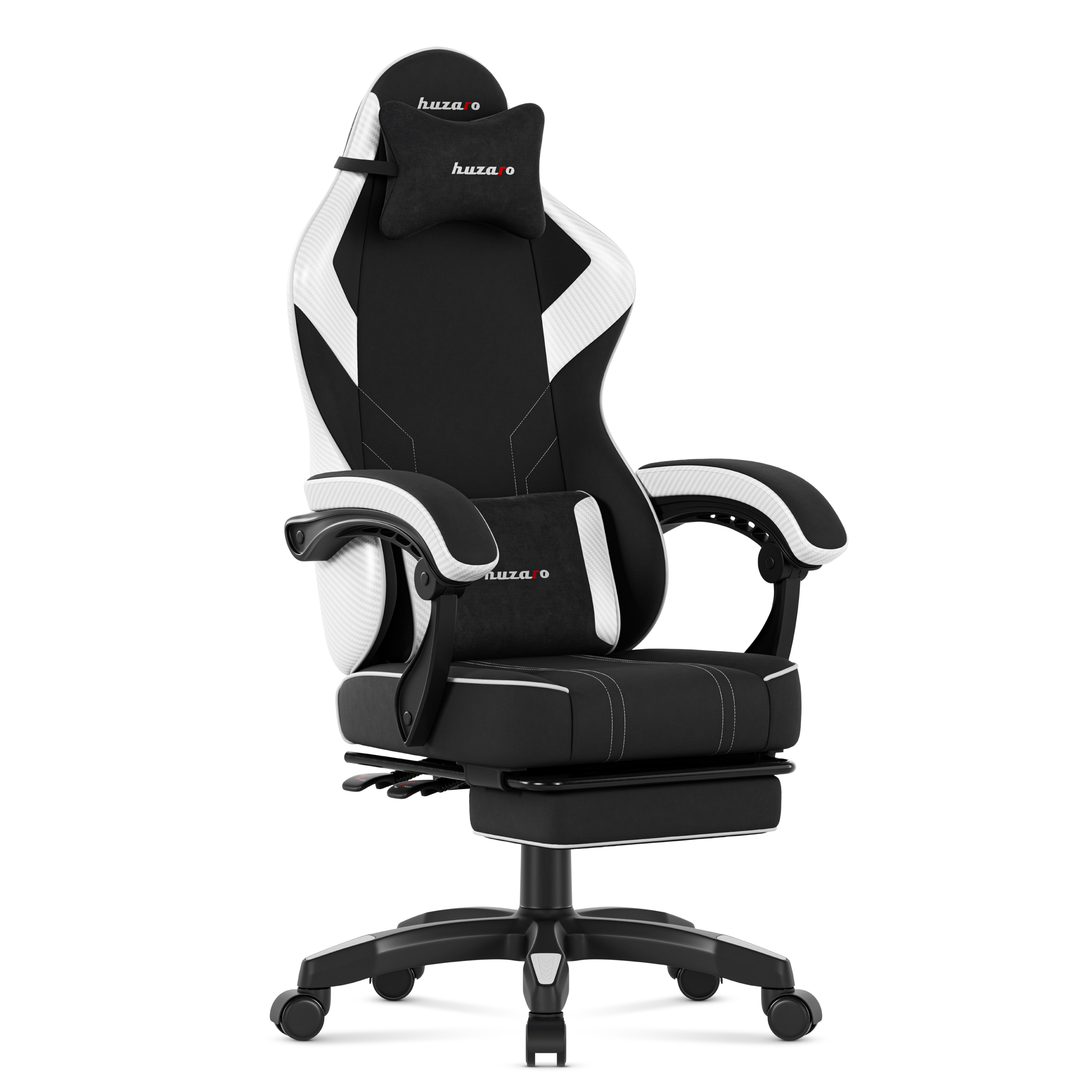 Lewy skos fotela gamingowego Huzaro Force 7.6 Grey