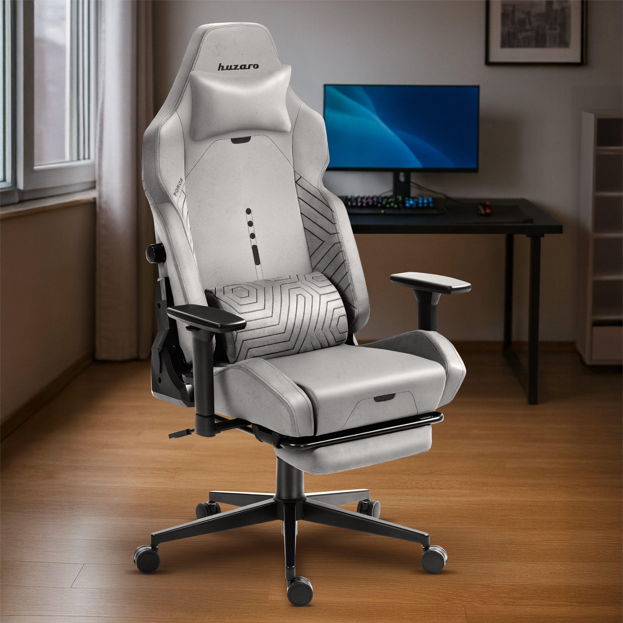 Back of the Huzaro Force 7.6 gaming chair