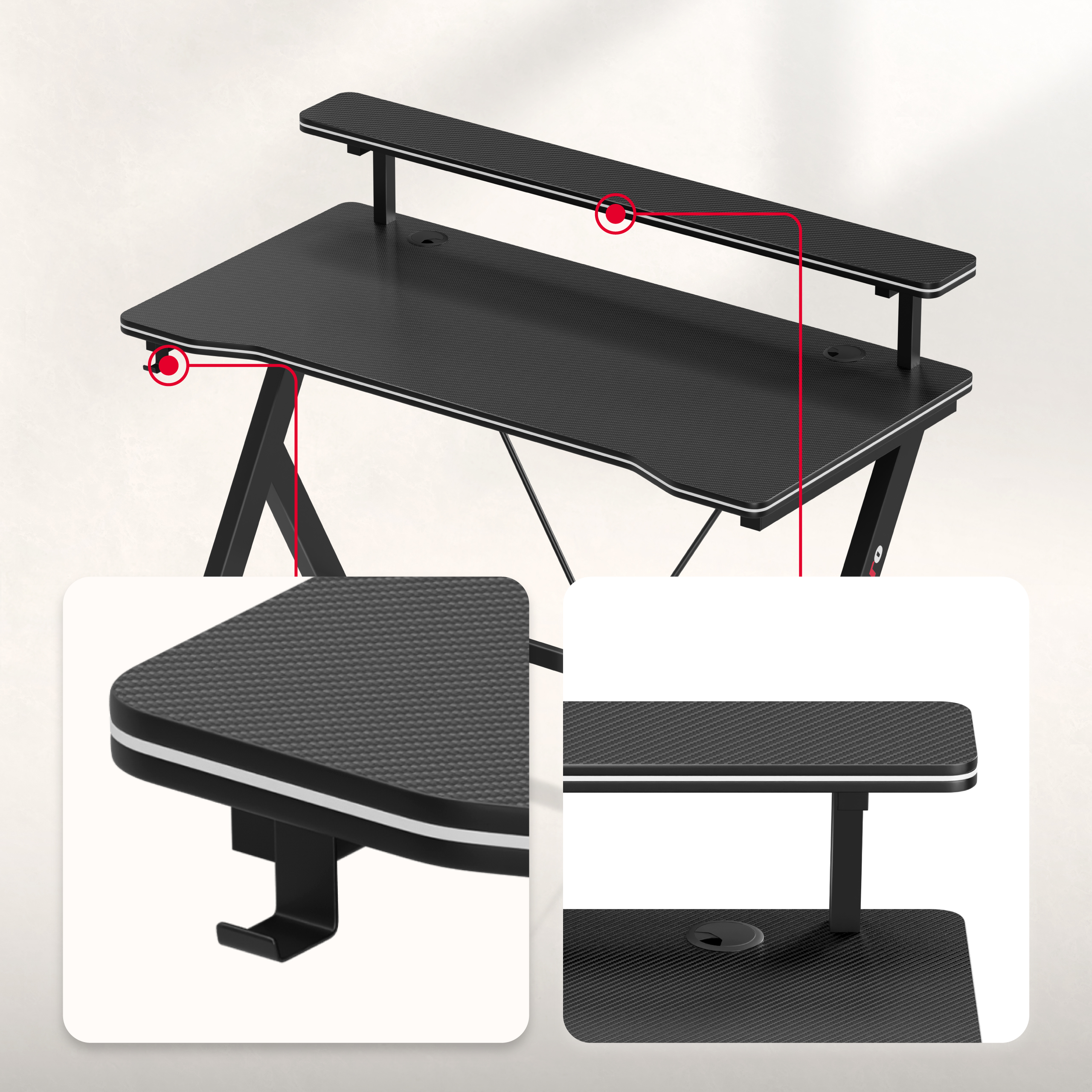 Foldable desk Mark Adler Leader 1.5