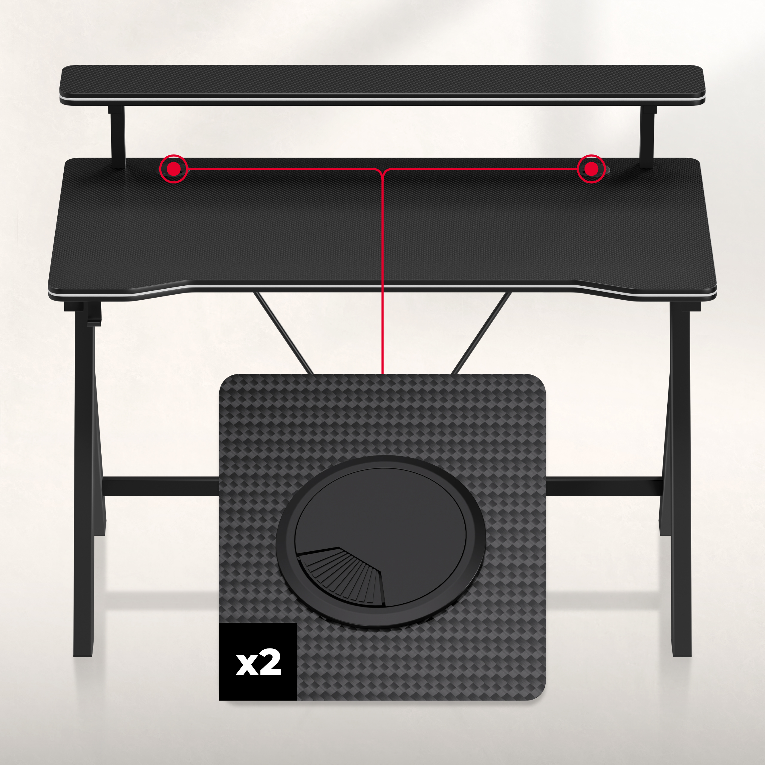 Functional foldable desk Leader 1.5
