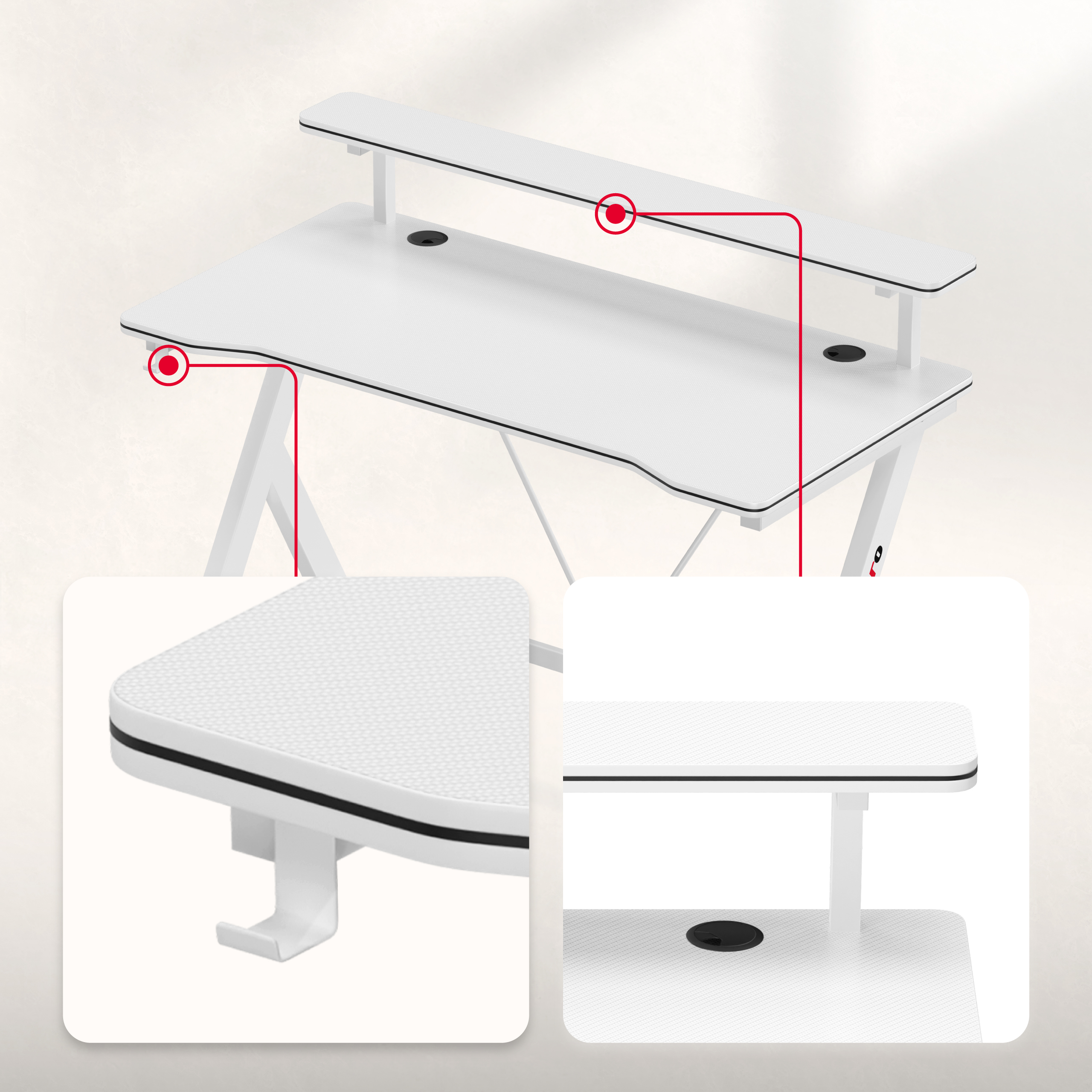 Foldable desk Mark Adler Leader 1.5